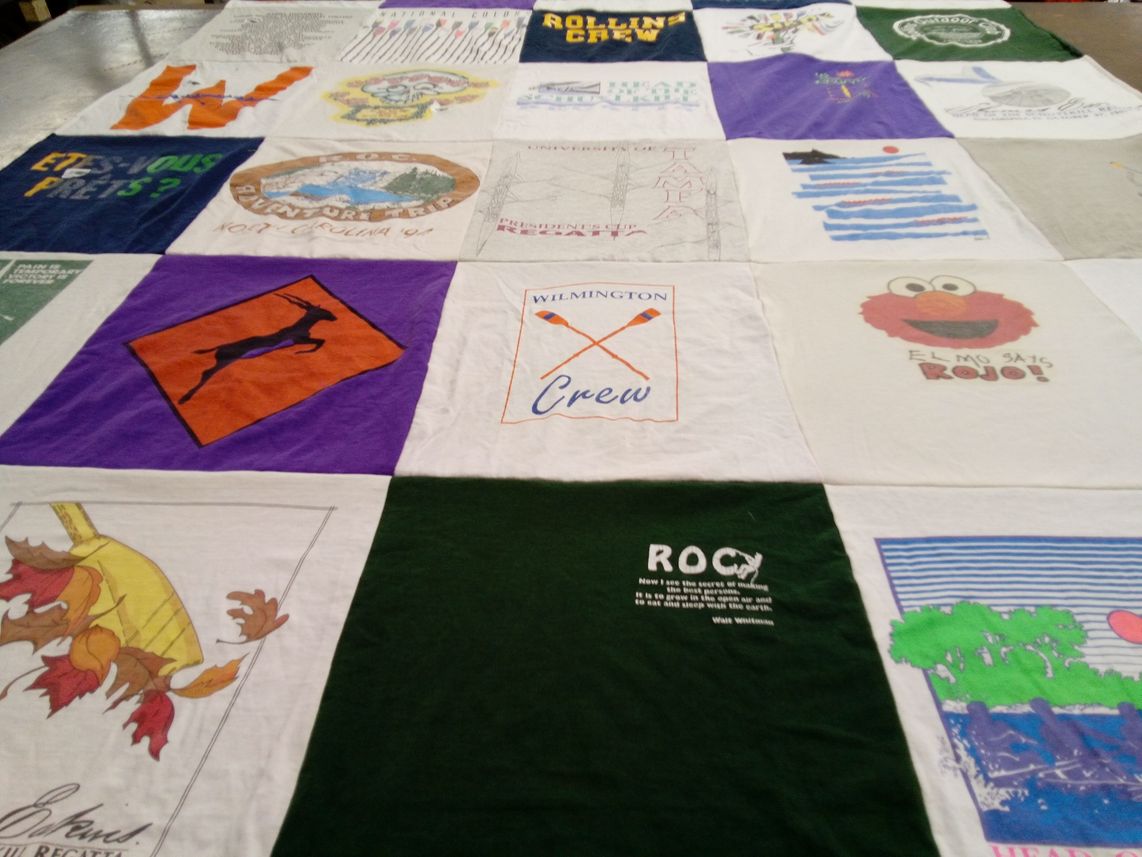T-shirt quilt from wilmington university by James from MD
