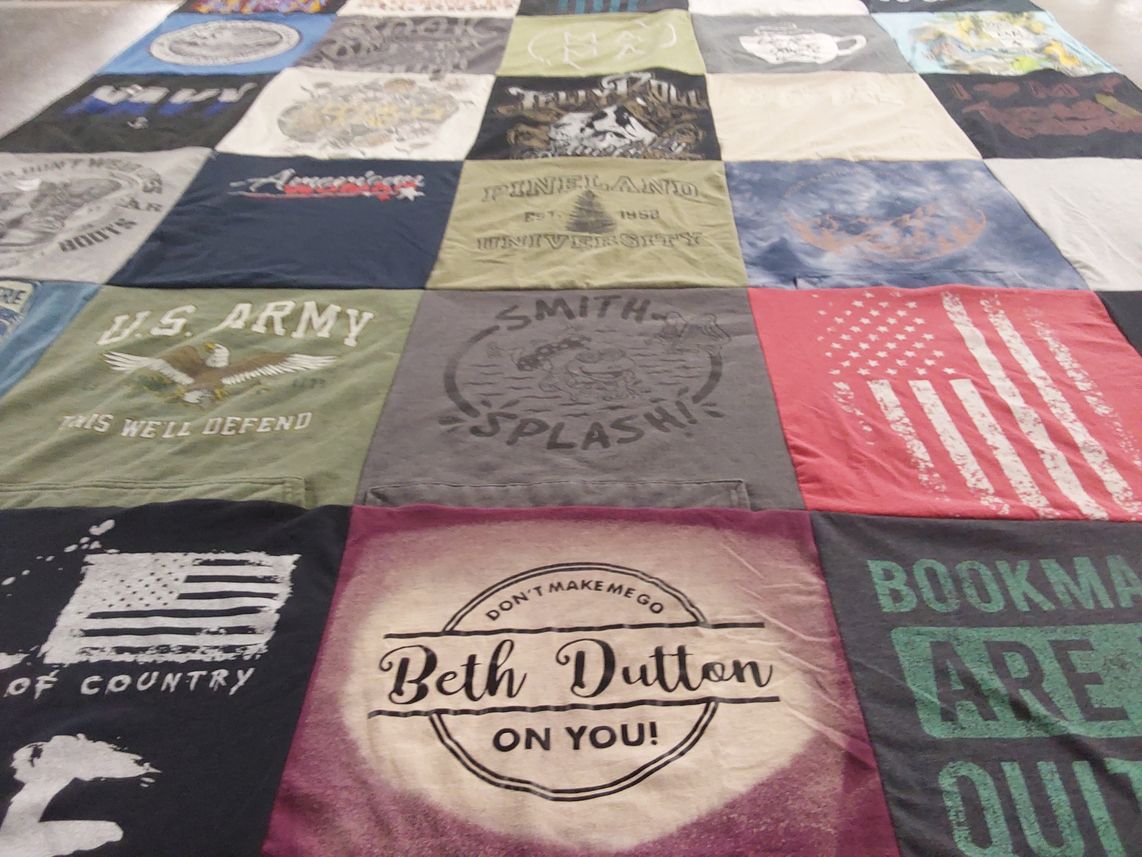 T-shirt quilt from pennsylvania state university by Scott from NC