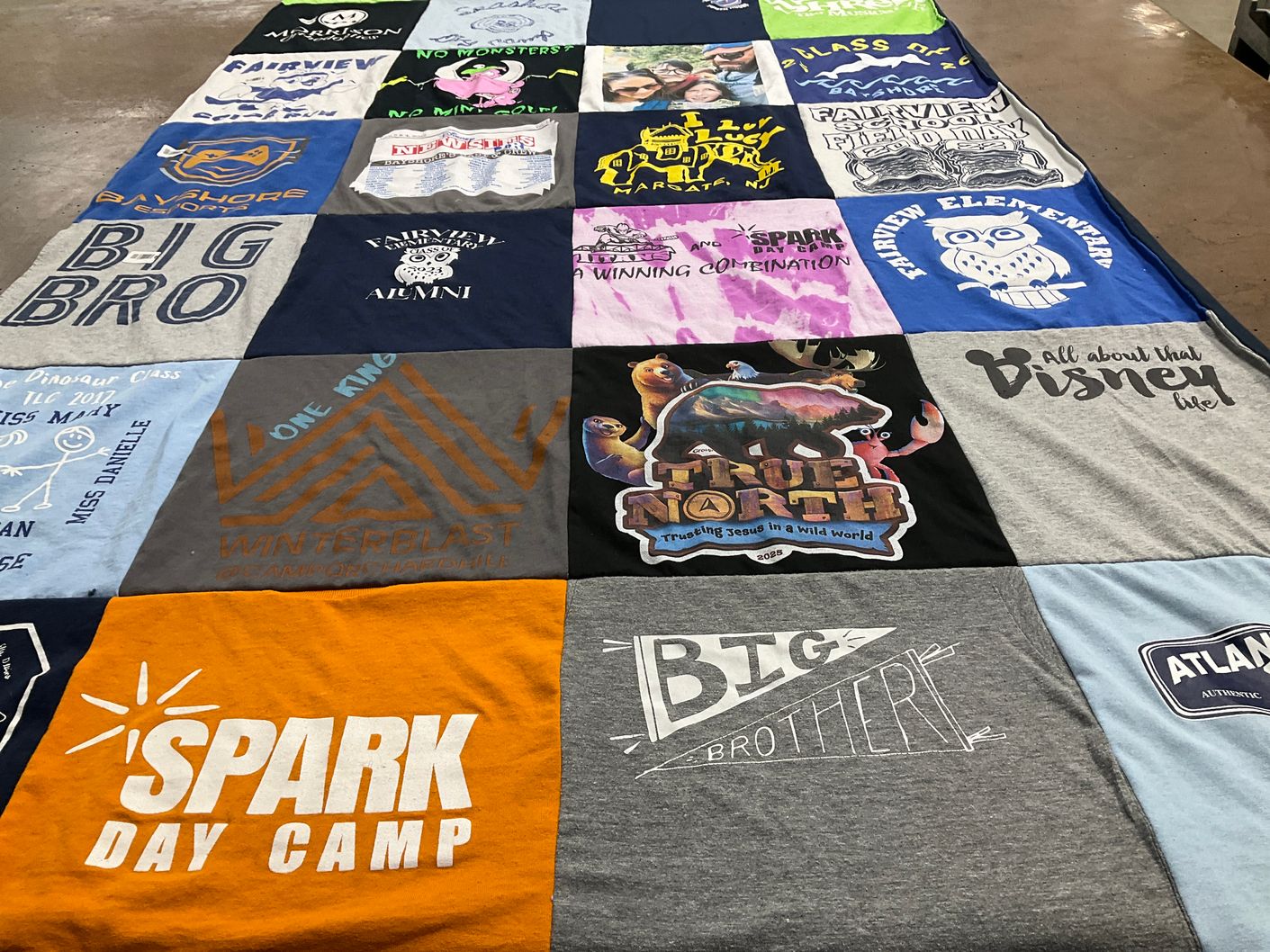 T-shirt quilt from fairview elementary school by Christen from NJ