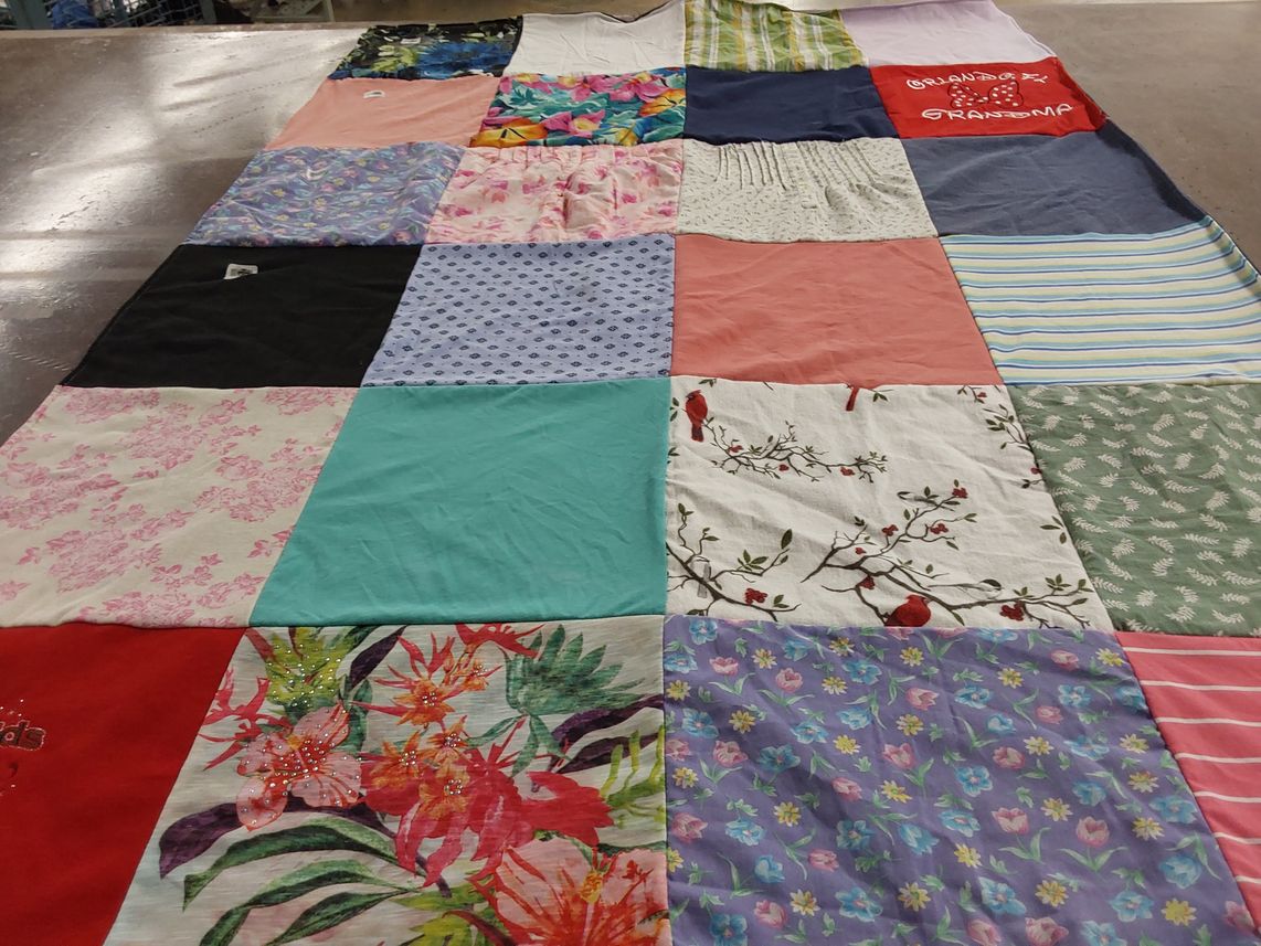 T-shirt quilt by Annette from WI