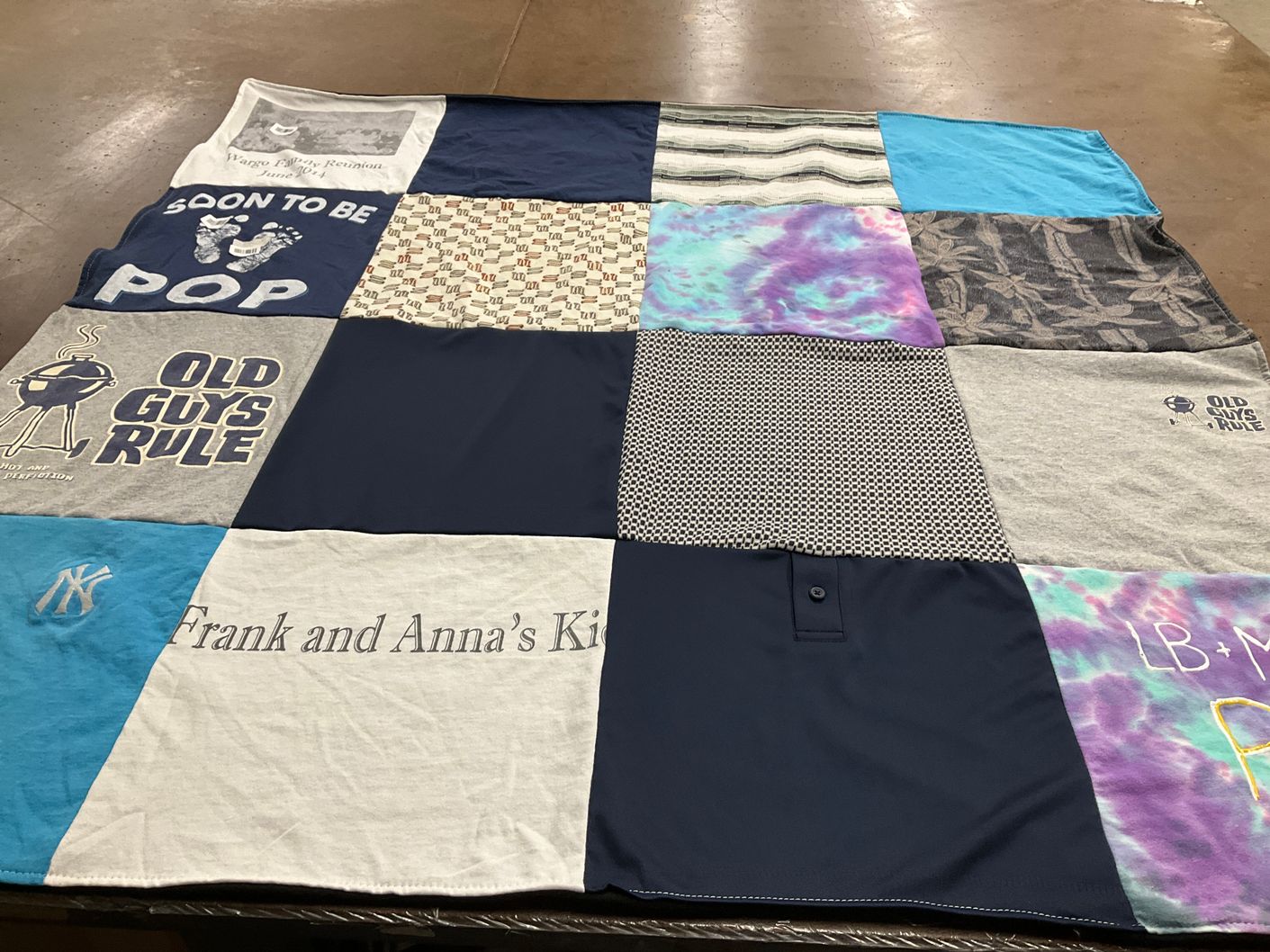 T-shirt quilt by Elizabeth from FL