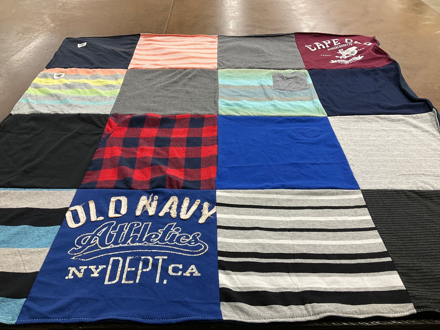 T-shirt quilt by Mary from MA