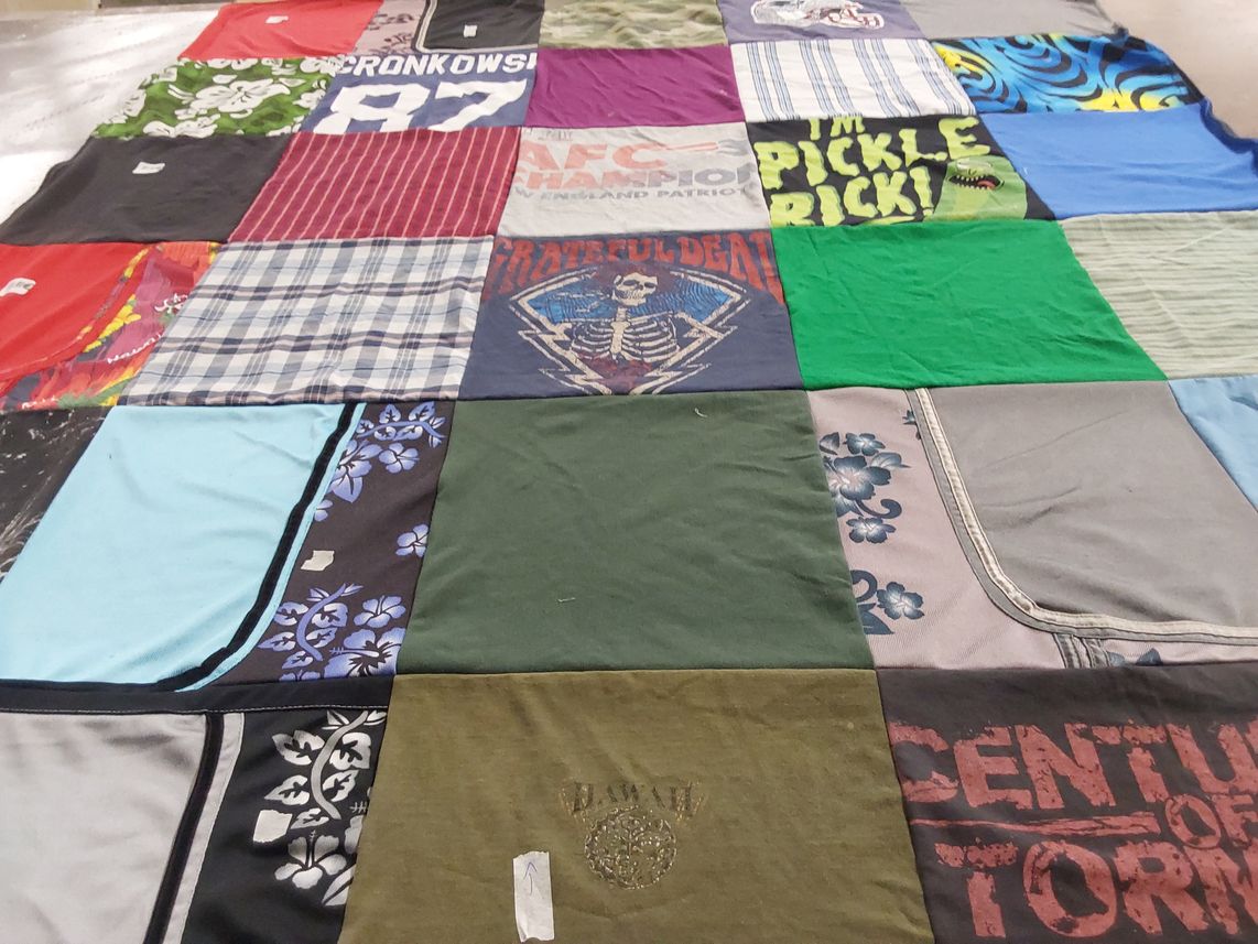 T-shirt quilt by Carol from WA