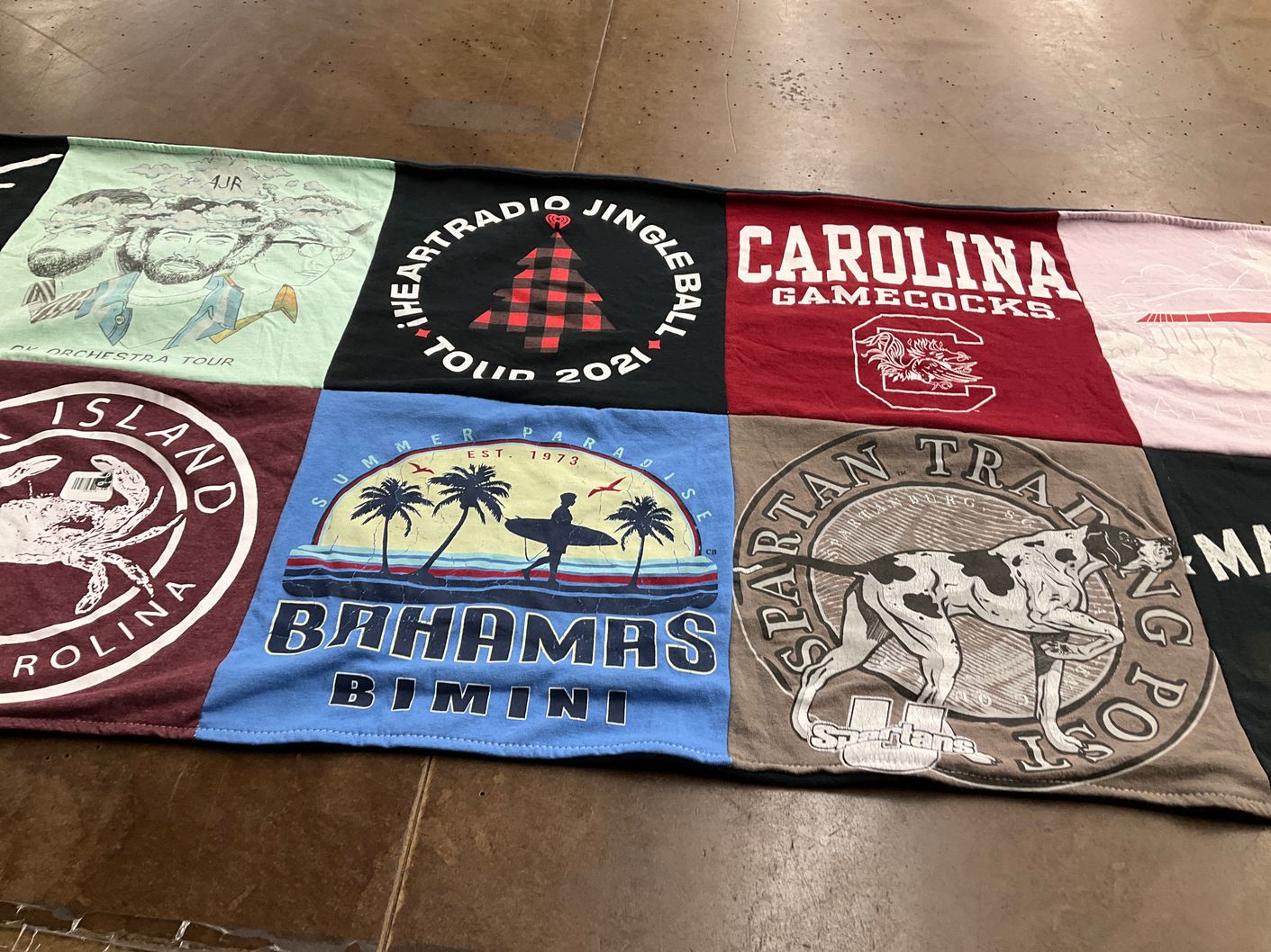 T-shirt quilt featuring south carolina gamecocks by Sharon from IL