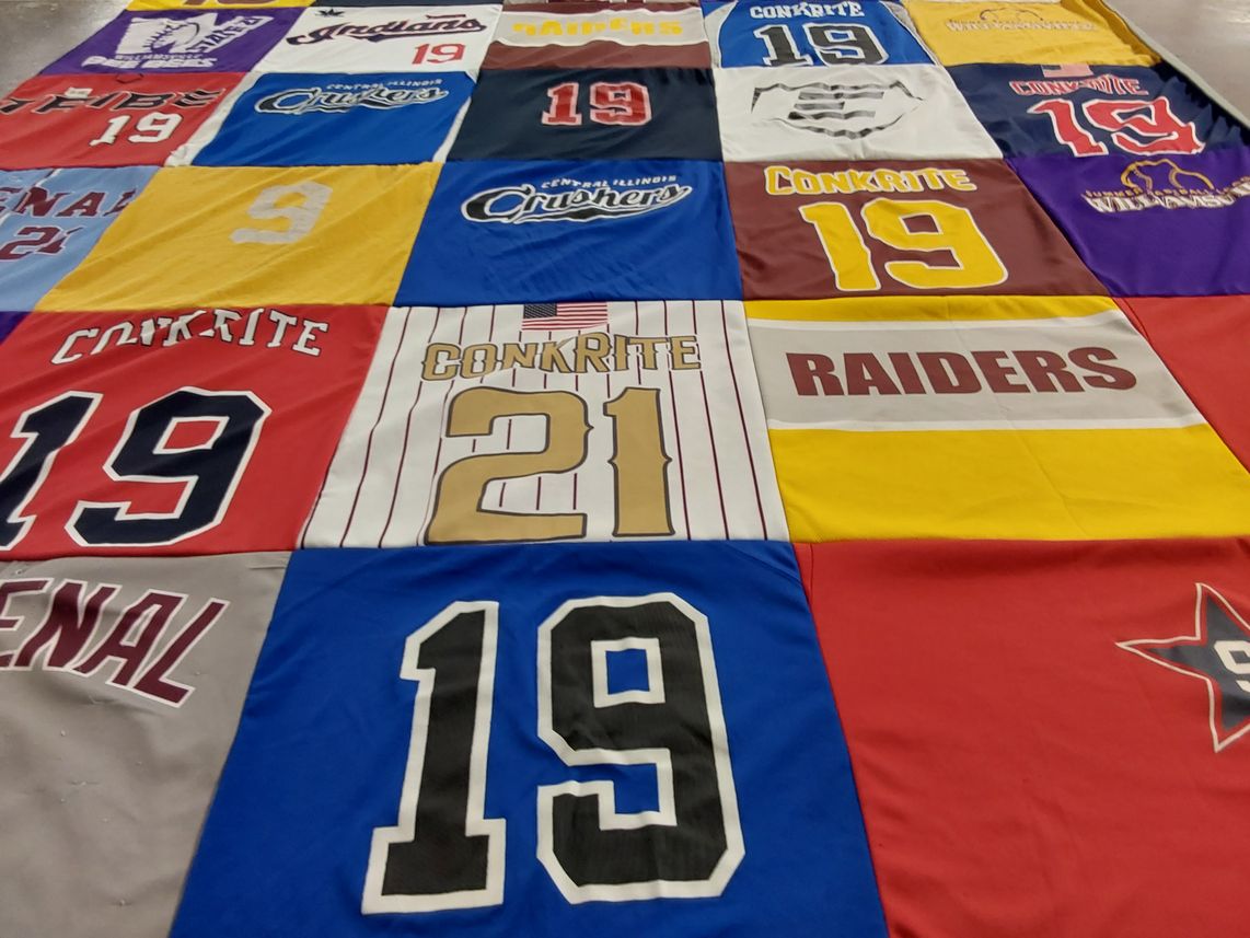 T-shirt quilt by Pam from IL