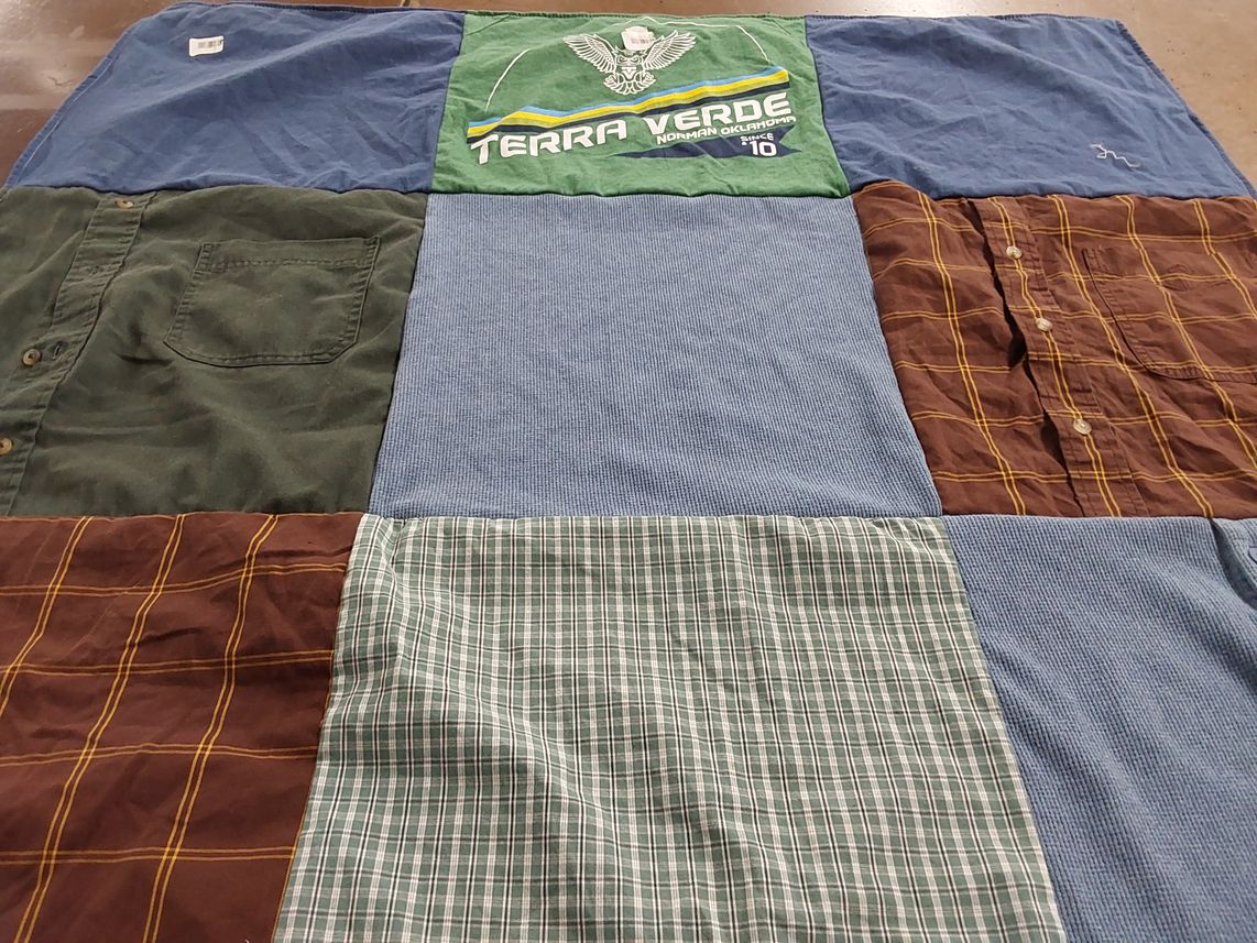 T-shirt quilt by Brenda from CA