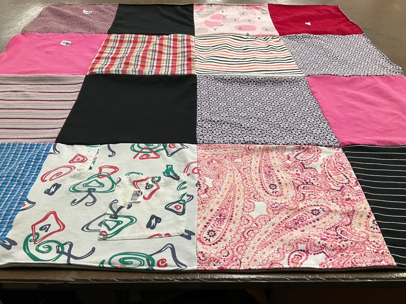 T-shirt quilt by Beth from NC