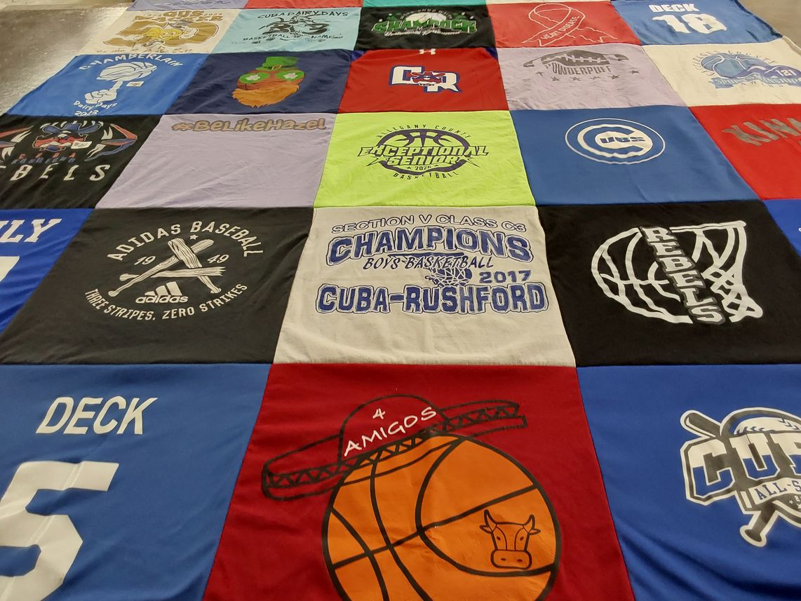 T-shirt quilt from cuba-rushford central school by Nicole from NY