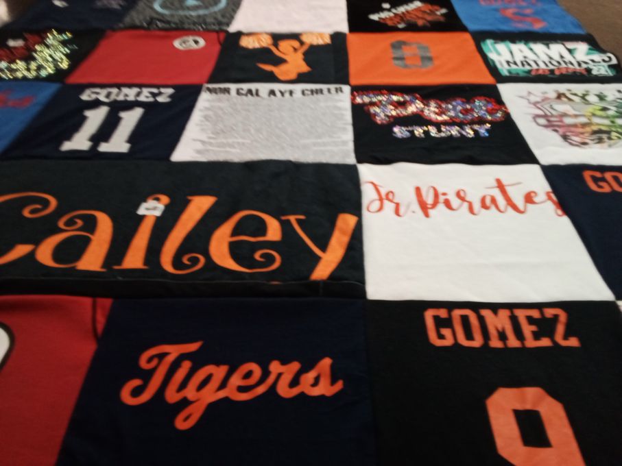 T-shirt quilt by Jayme from CA