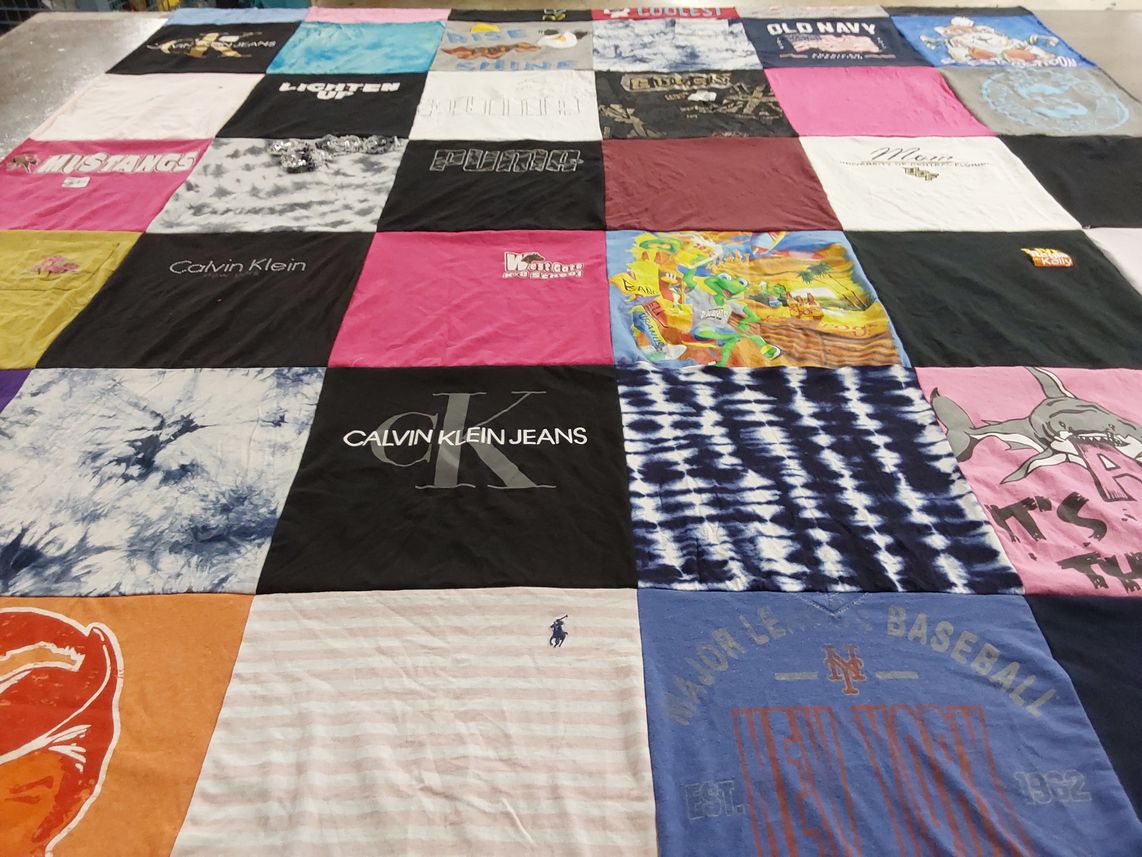 T-shirt quilt featuring miami marlins baseball team by vincent from FL