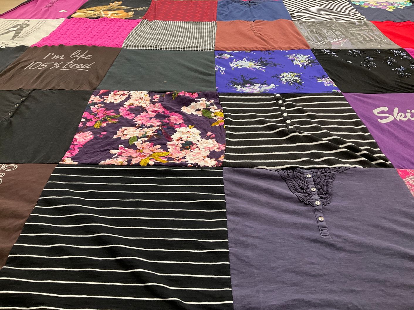 T-shirt quilt by Stephanie from CA