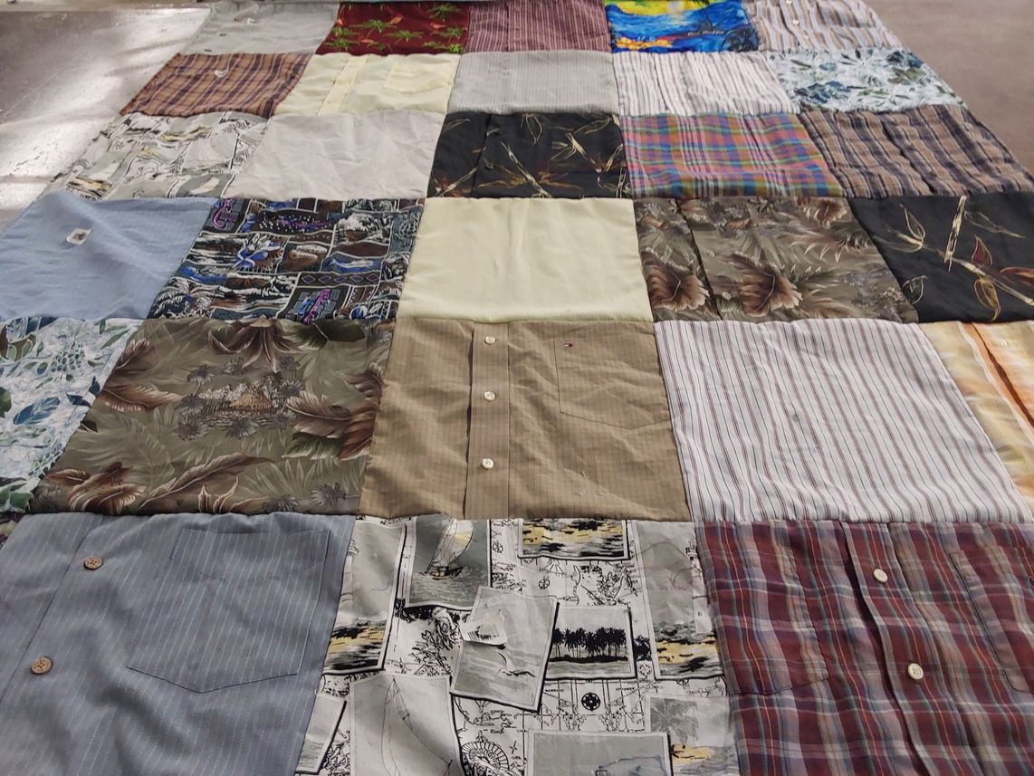 T-shirt quilt by sandra from VA