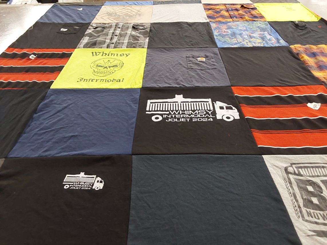 T-shirt quilt by Rebecca from IL