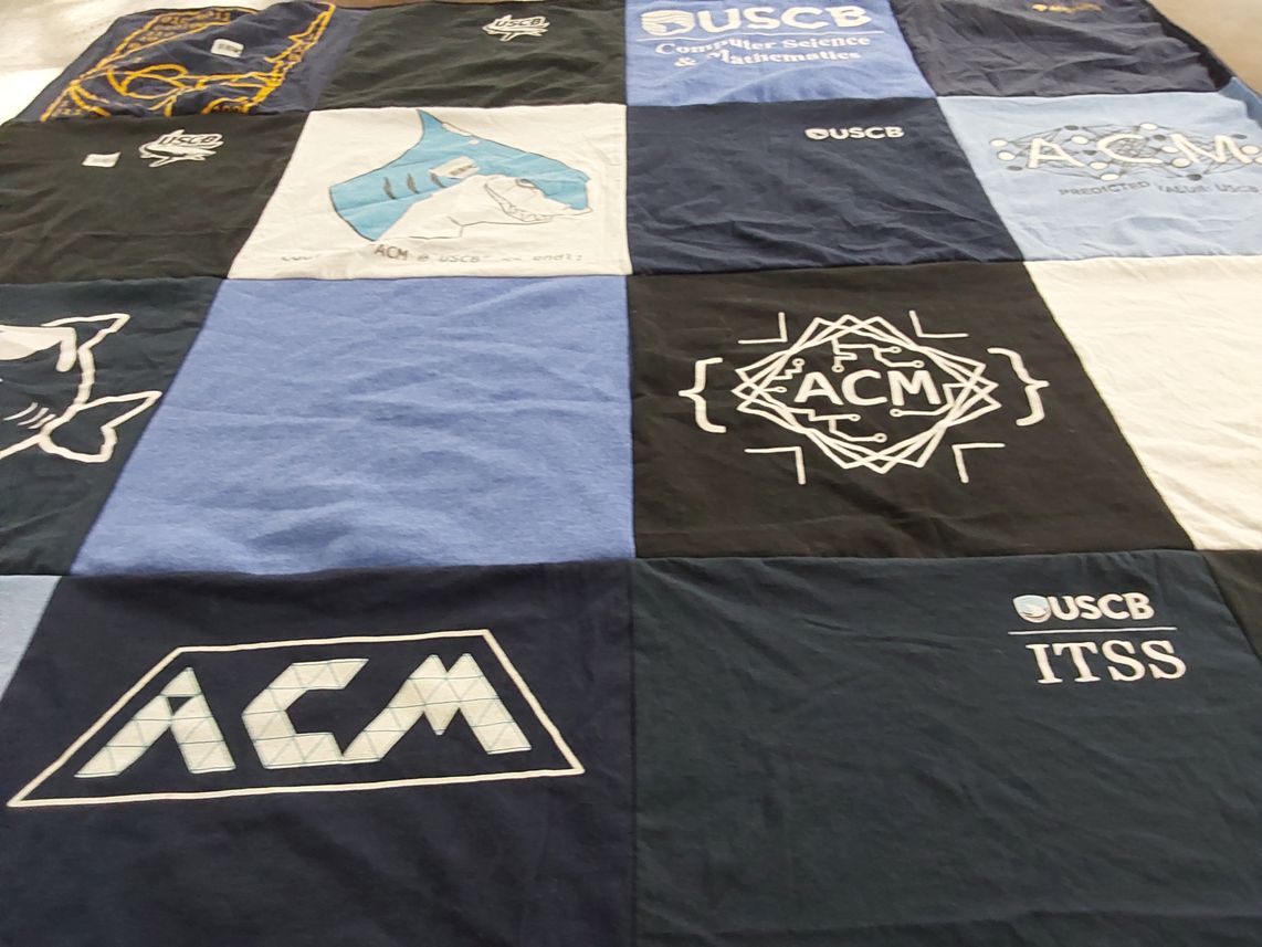 T-shirt quilt from university of south carolina beaufort by Christine from SC