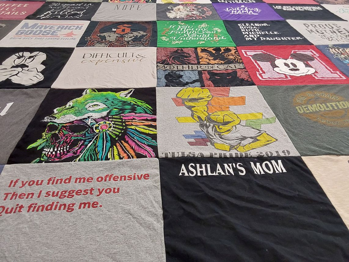 T-shirt quilt by William from OK
