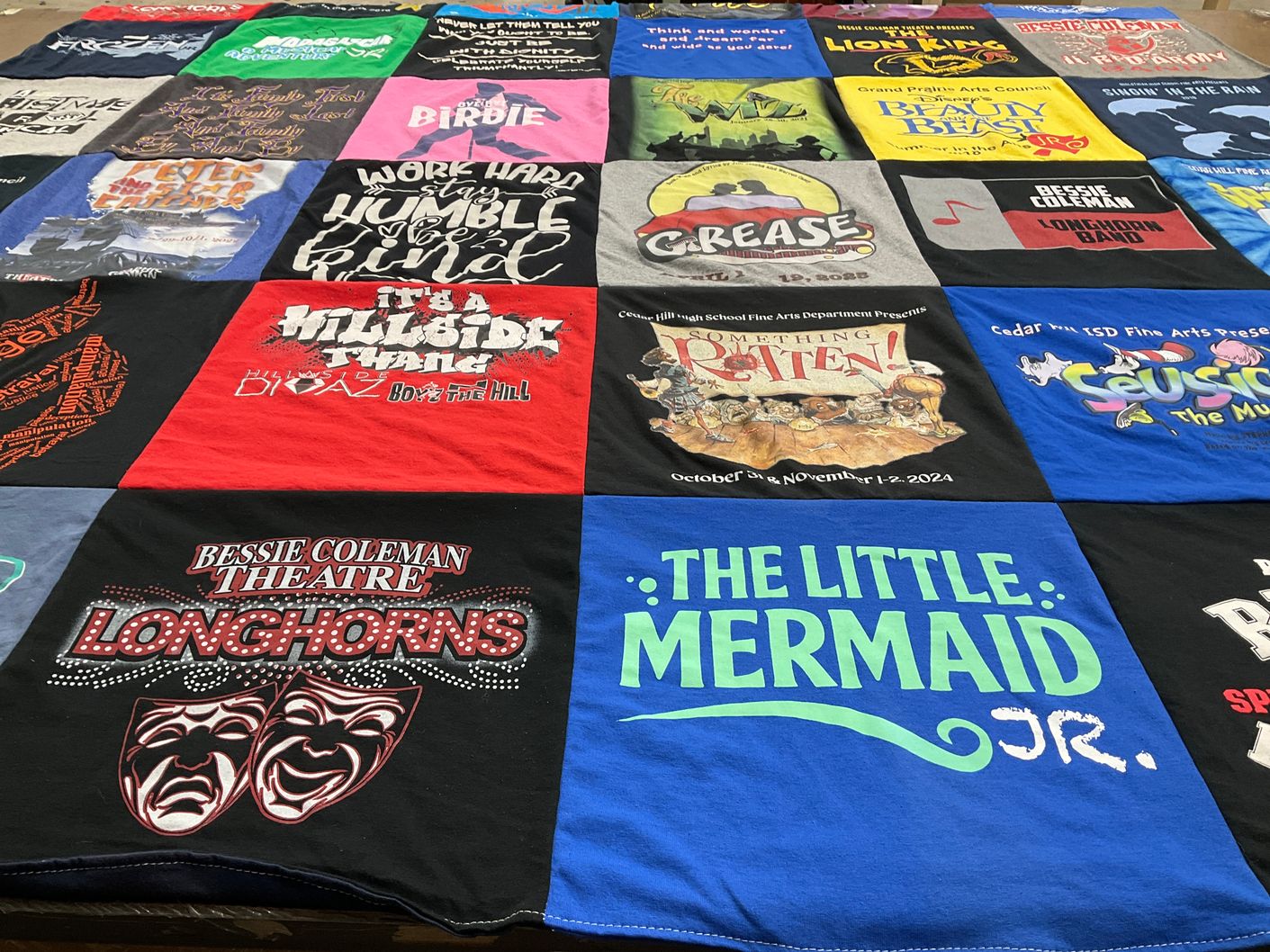 T-shirt quilt from bessie coleman theatre by Tianta from TX
