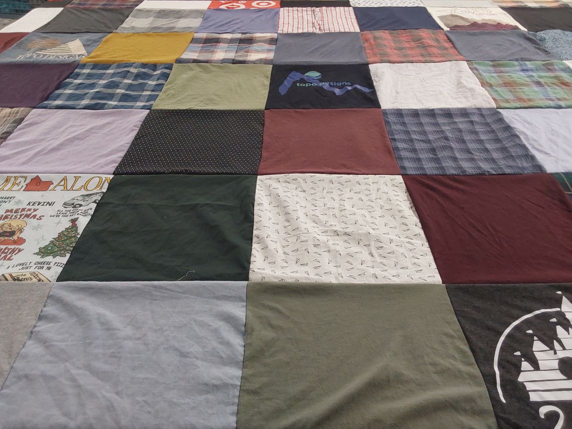 T-shirt quilt by Andrea from CA
