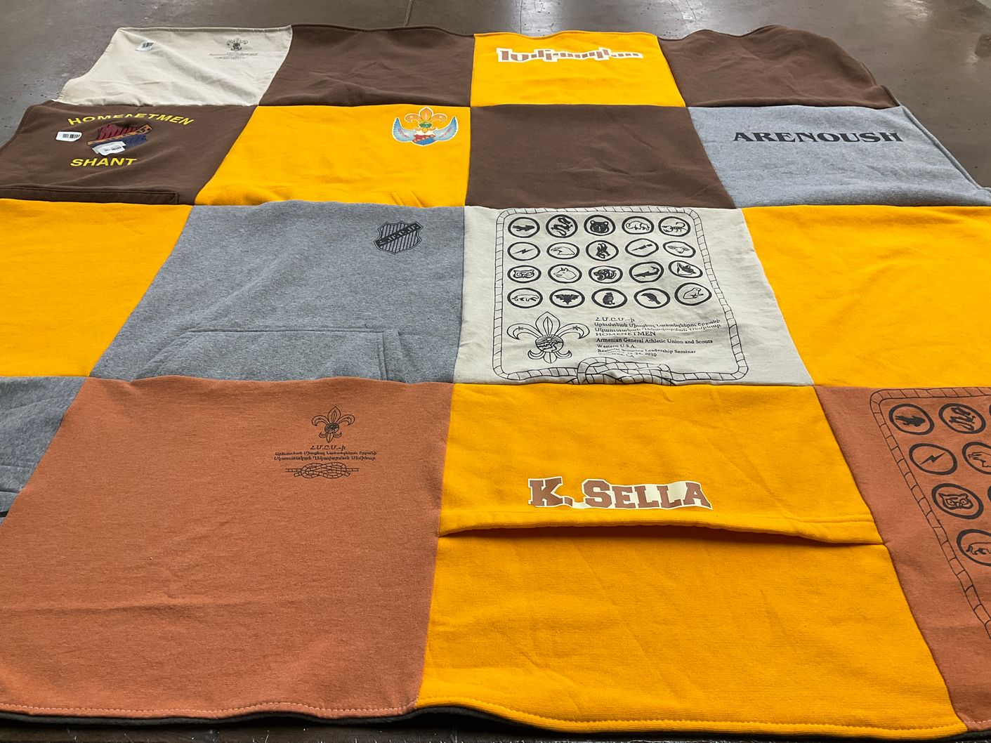 T-shirt quilt by Lara from CA
