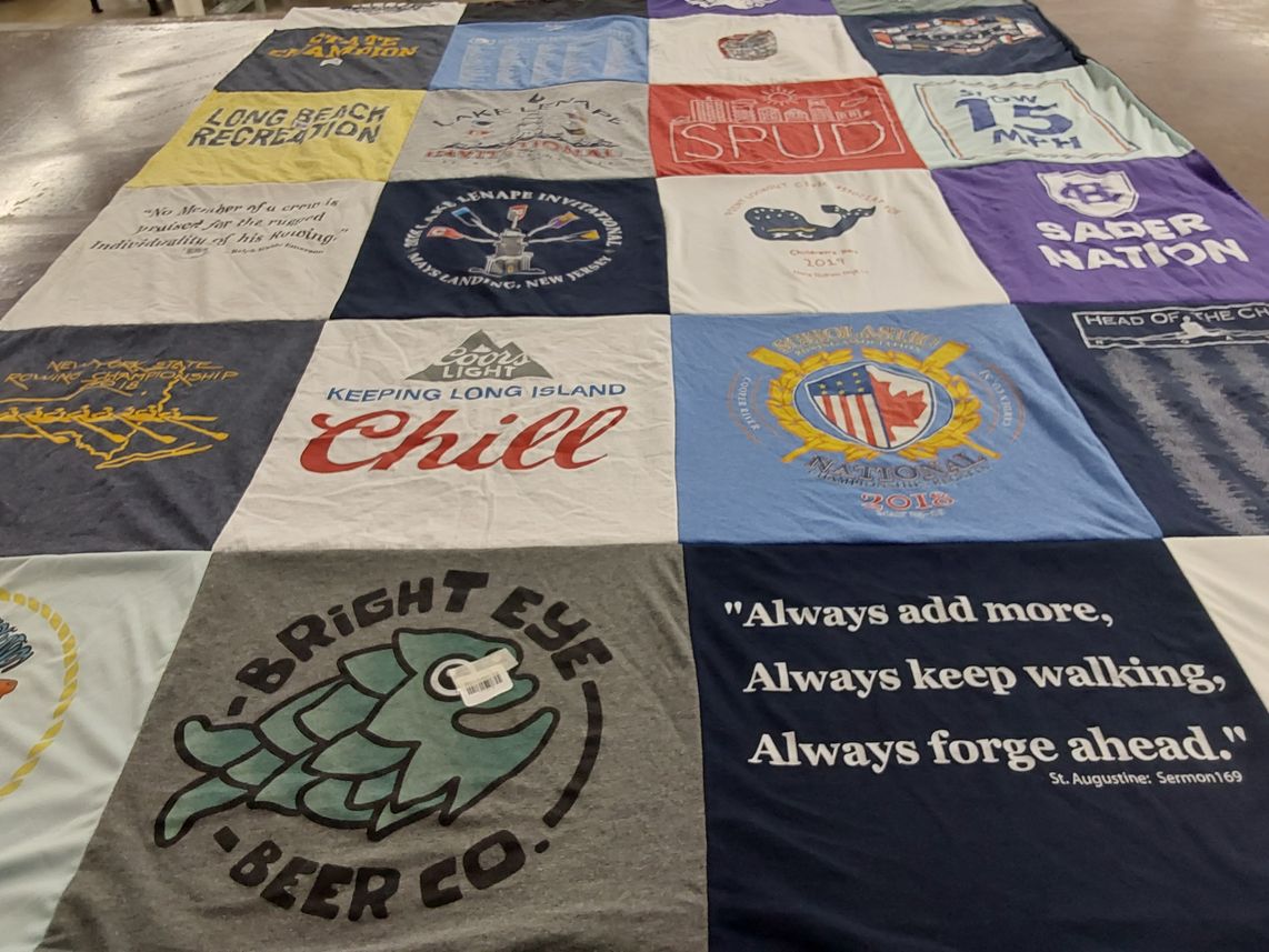 T-shirt quilt from sader nation by Arlette from AL