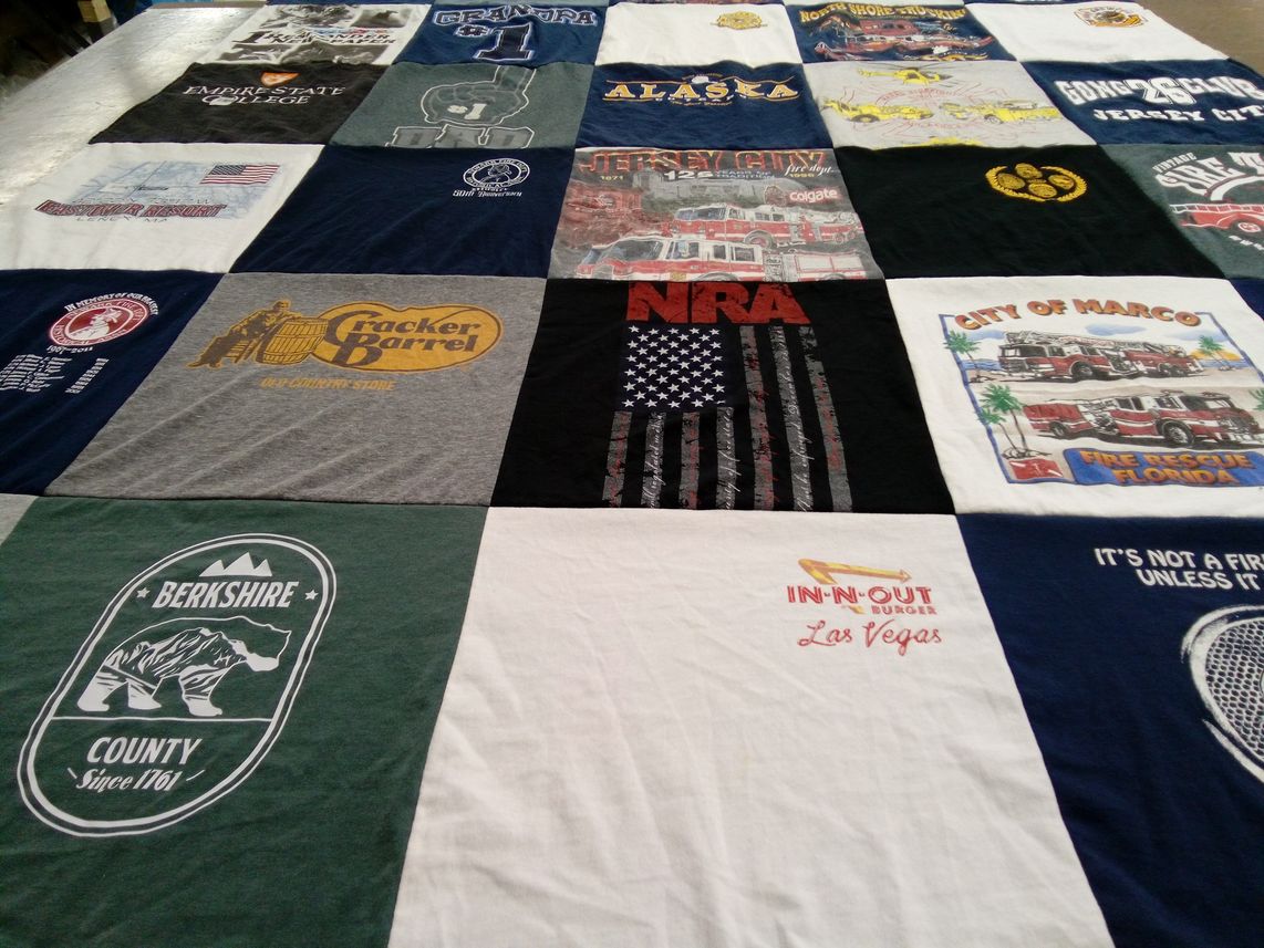 T-shirt quilt from empire state college by bob from NY