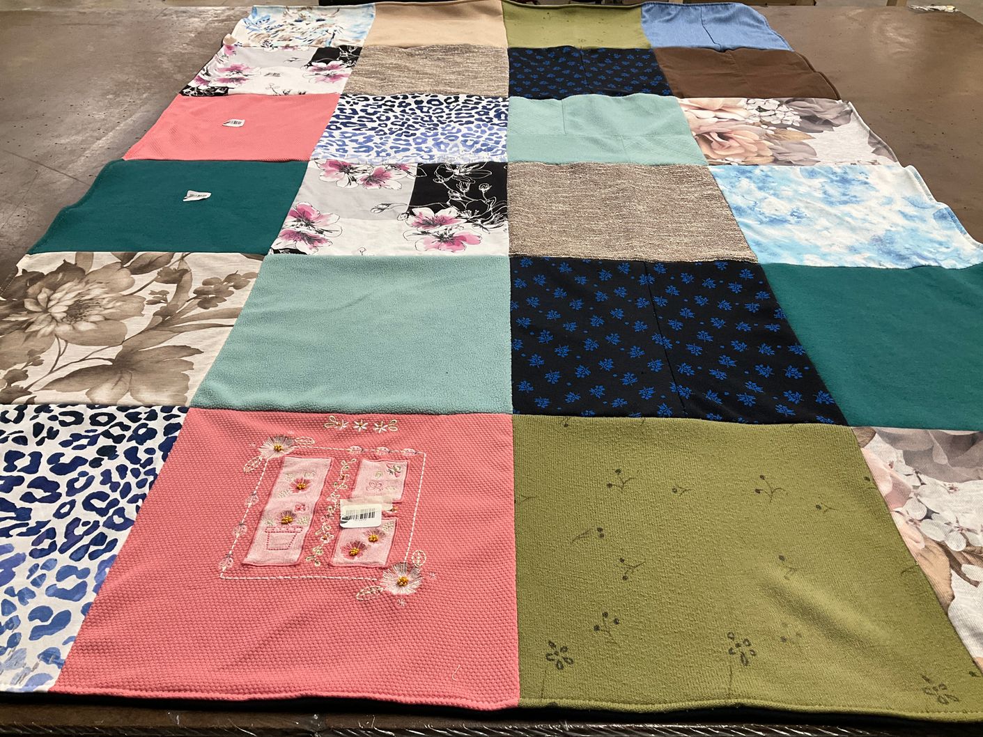 T-shirt quilt with crafting, sewing themes by Kaitlyn from NY