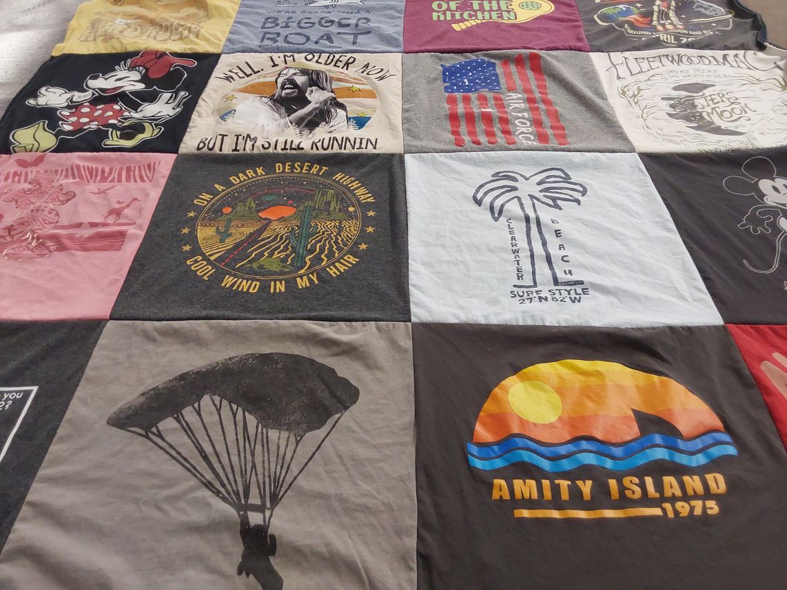 T-shirt quilt by Catharine from FL