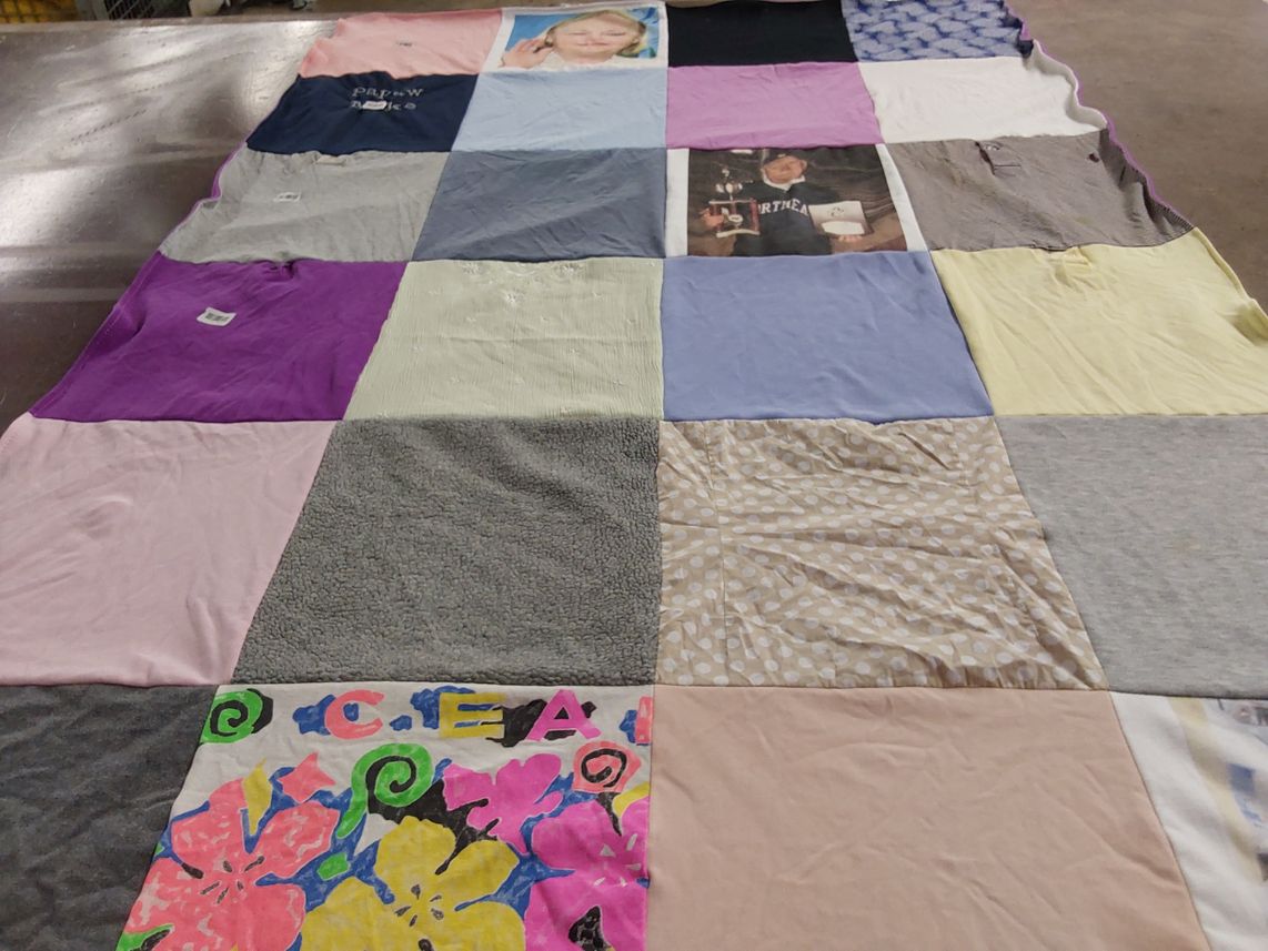 T-shirt quilt by Ashley from NC