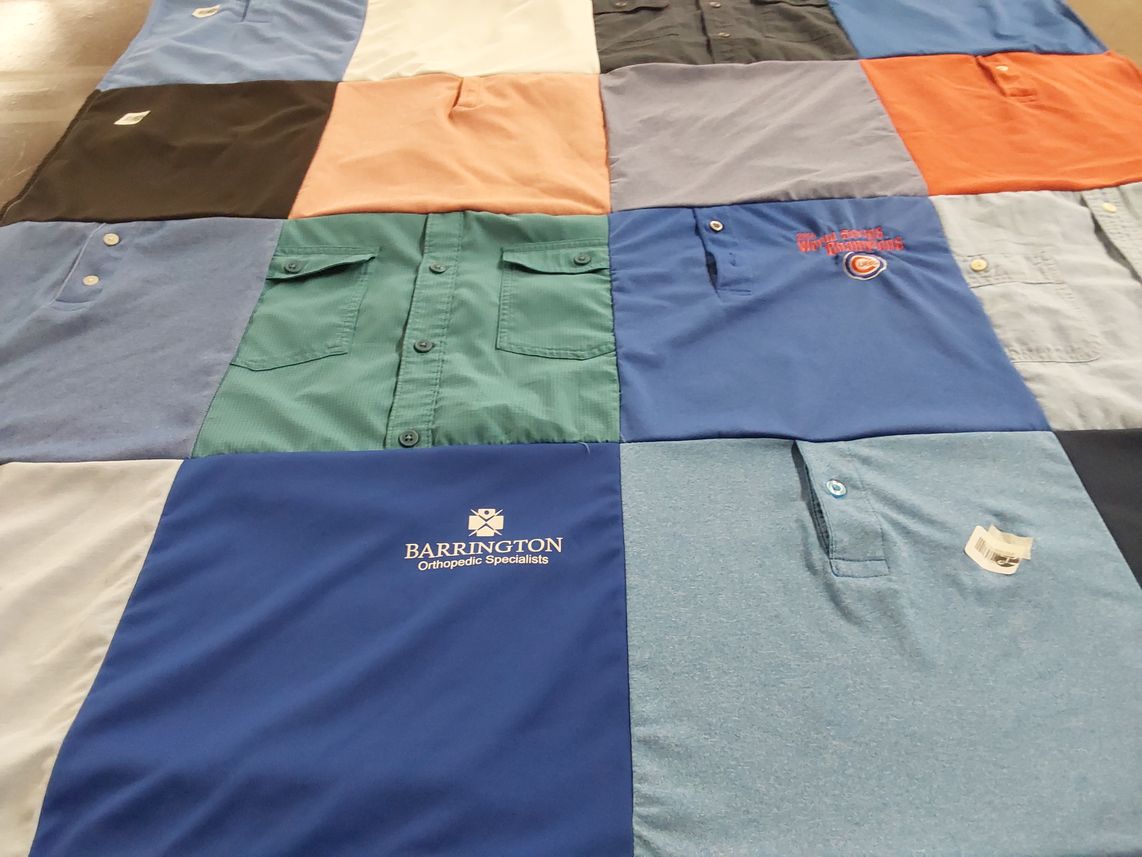 T-shirt quilt by Mike from IL