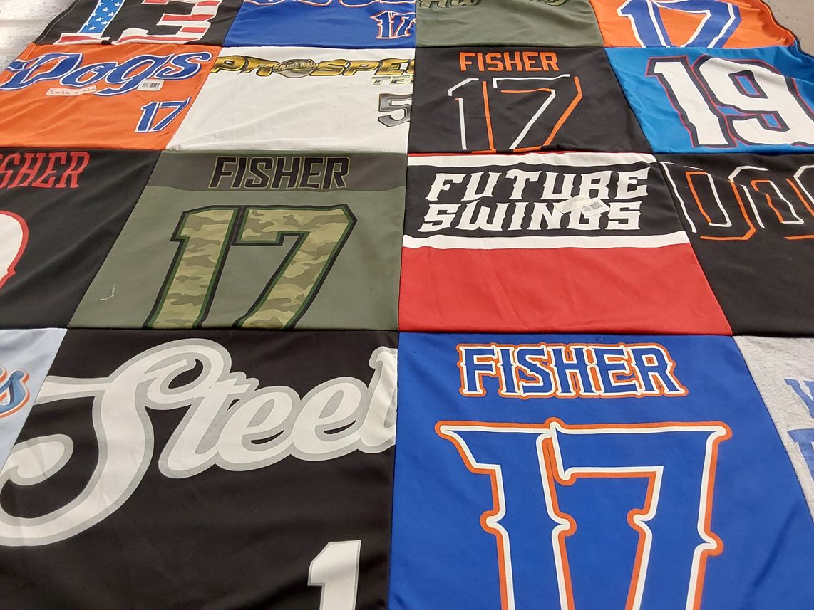 T-shirt quilt by Erica from IL