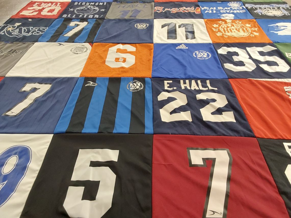 T-shirt quilt by Kenneth from CA