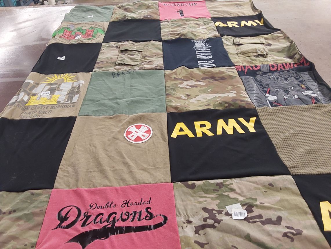T-shirt quilt by Heather from OH