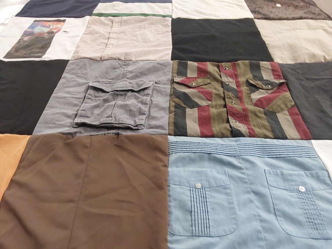 T-shirt quilt by Lawrence from MI