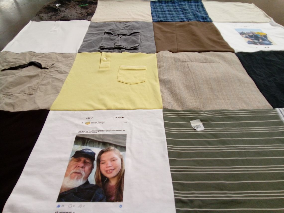T-shirt quilt by Lawrence from MI