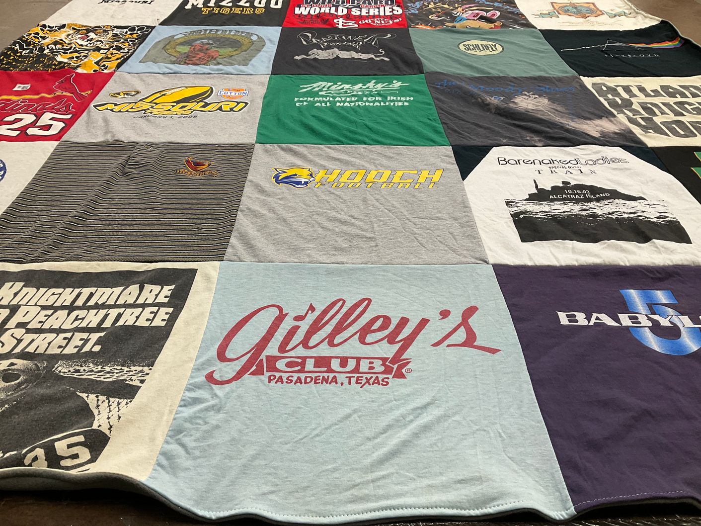 T-shirt quilt from university of missouri by Sherry from GA