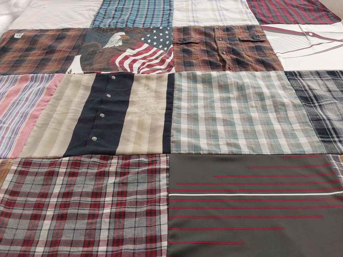 T-shirt quilt by Dennis from TX