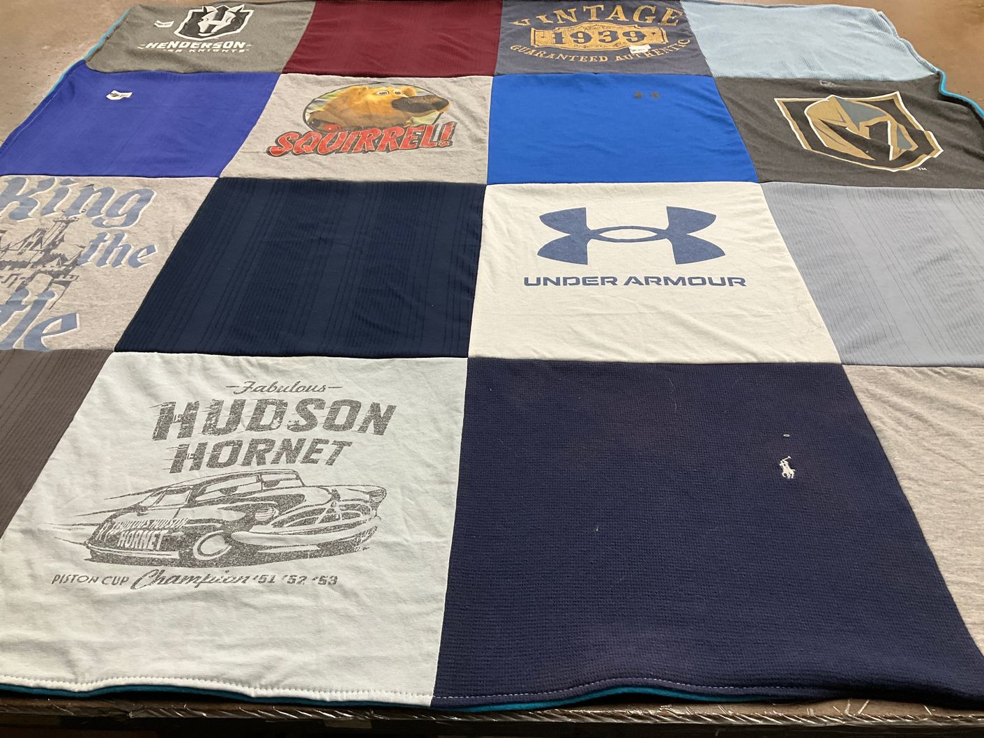 T-shirt quilt featuring vegas golden knights by Amy from NV