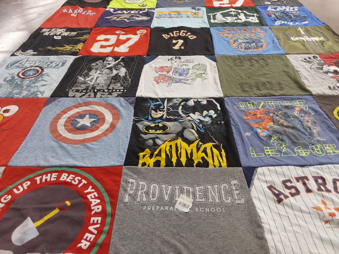T-shirt quilt featuring houston astros by Kimberli N from TX
