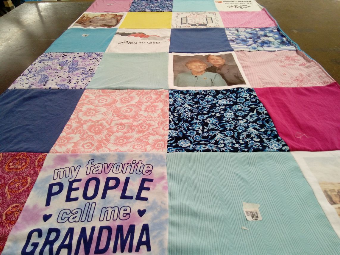 T-shirt quilt by Teresa from NC