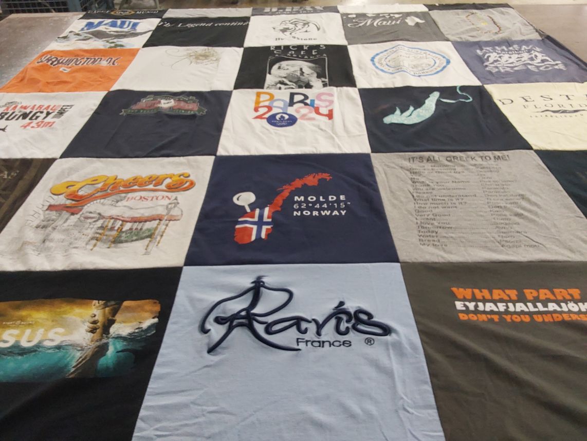 T-shirt quilt from moral university, kaui university by Trent from TX