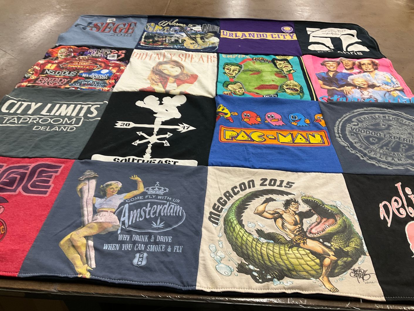 T-shirt quilt featuring orlando city soccer club by Sandy from TN