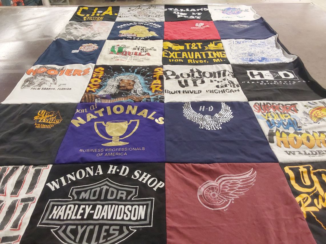 T-shirt quilt by Jessica from NC