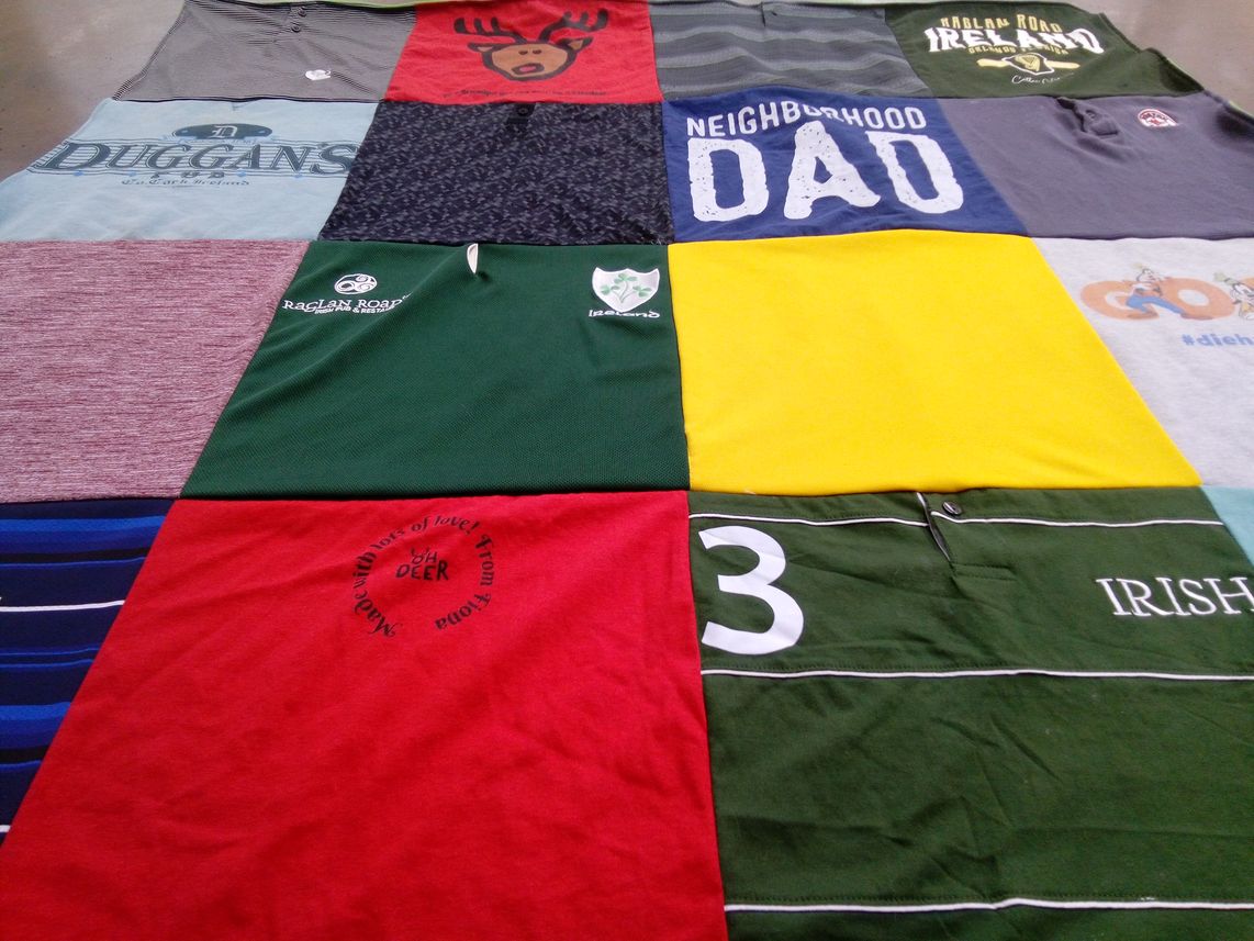 T-shirt quilt by Kerryann from CT