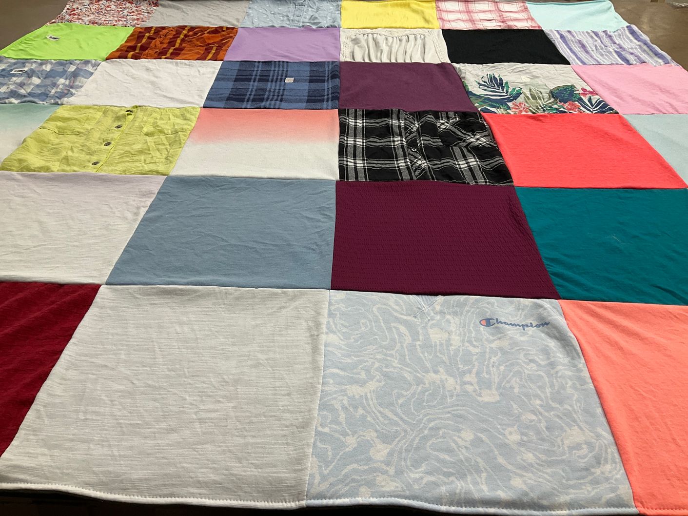 T-shirt quilt by James from CO