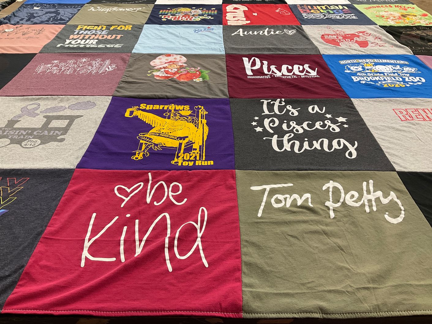 T-shirt quilt by Rena from IL