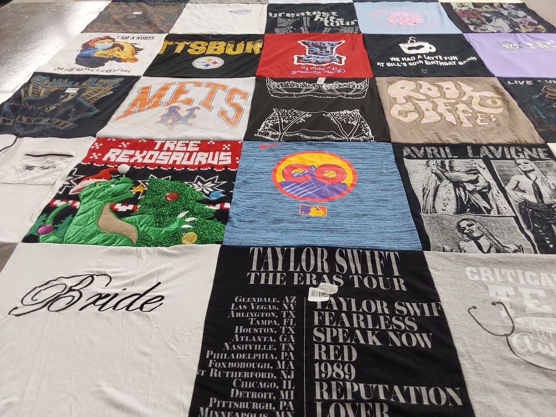 T-shirt quilt featuring new york mets by Jessica from NJ