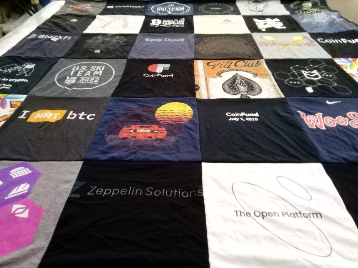 T-shirt quilt from u.s. ski team by Alex from MA
