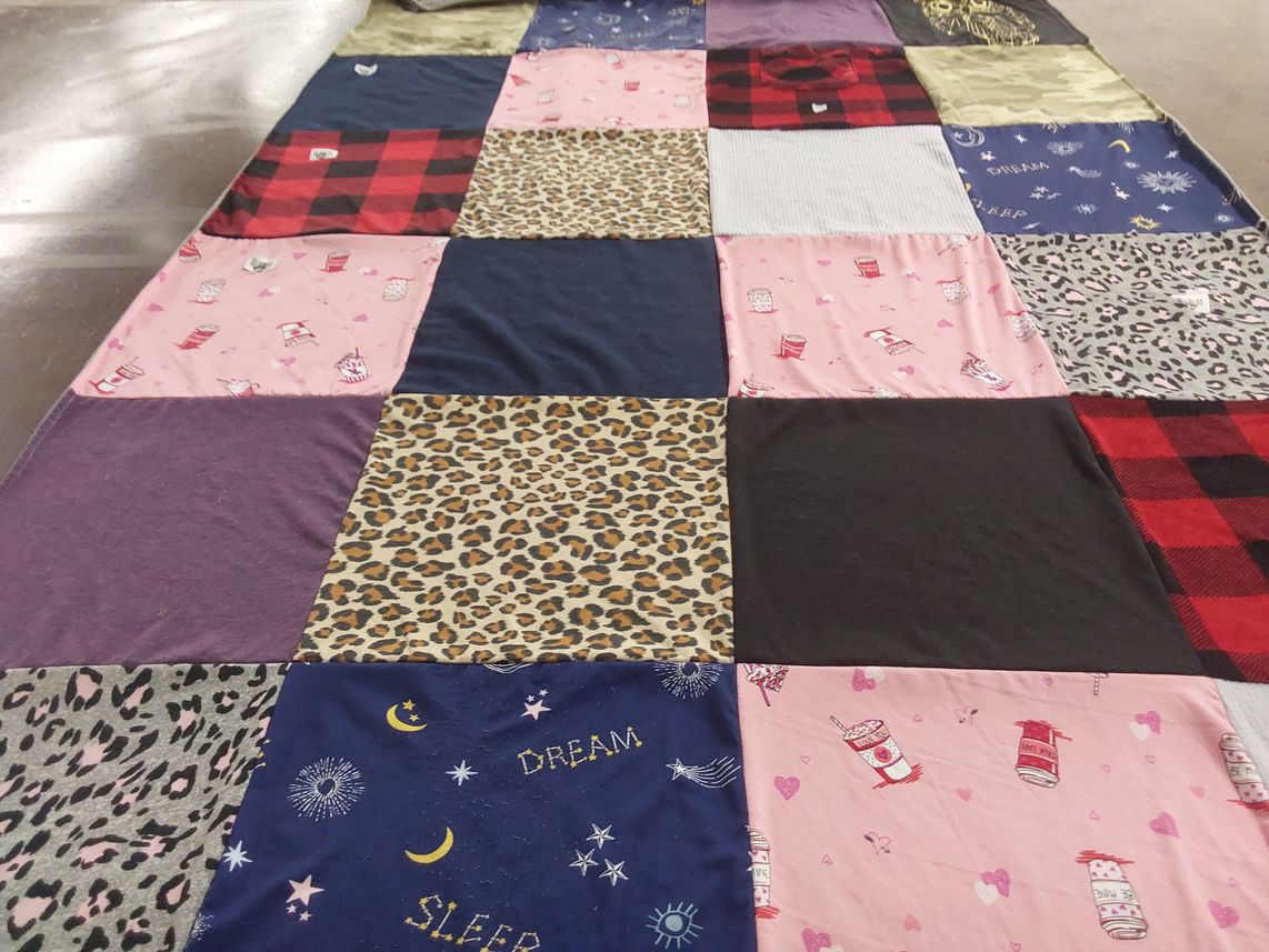 T-shirt quilt by stephanie from FL