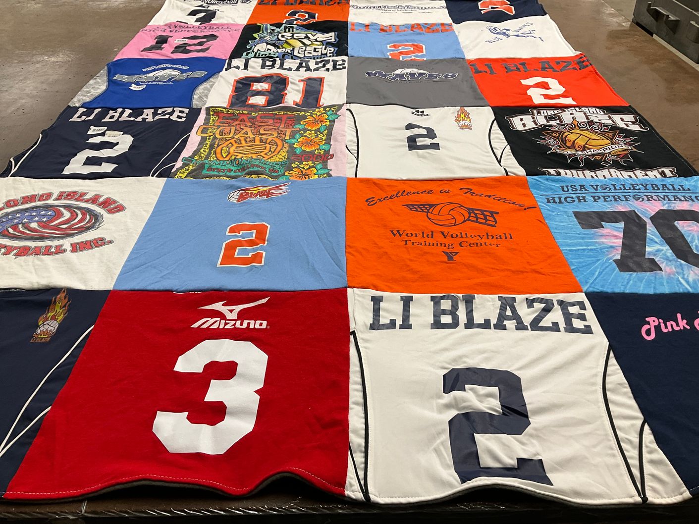 T-shirt quilt featuring li blaze by Joscelin from NY
