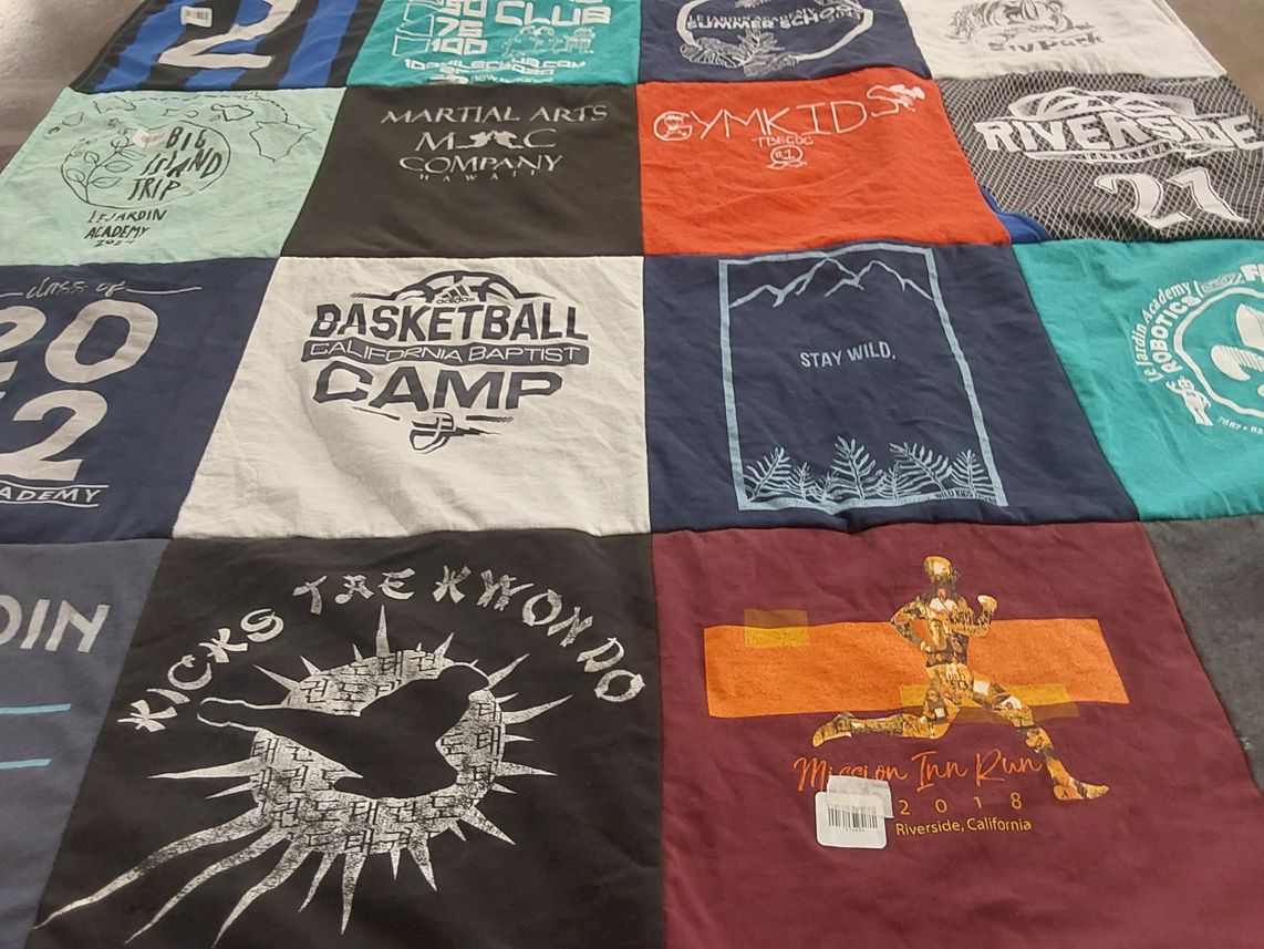 T-shirt quilt from j.friend academy, california baptist university by Alpin from CA