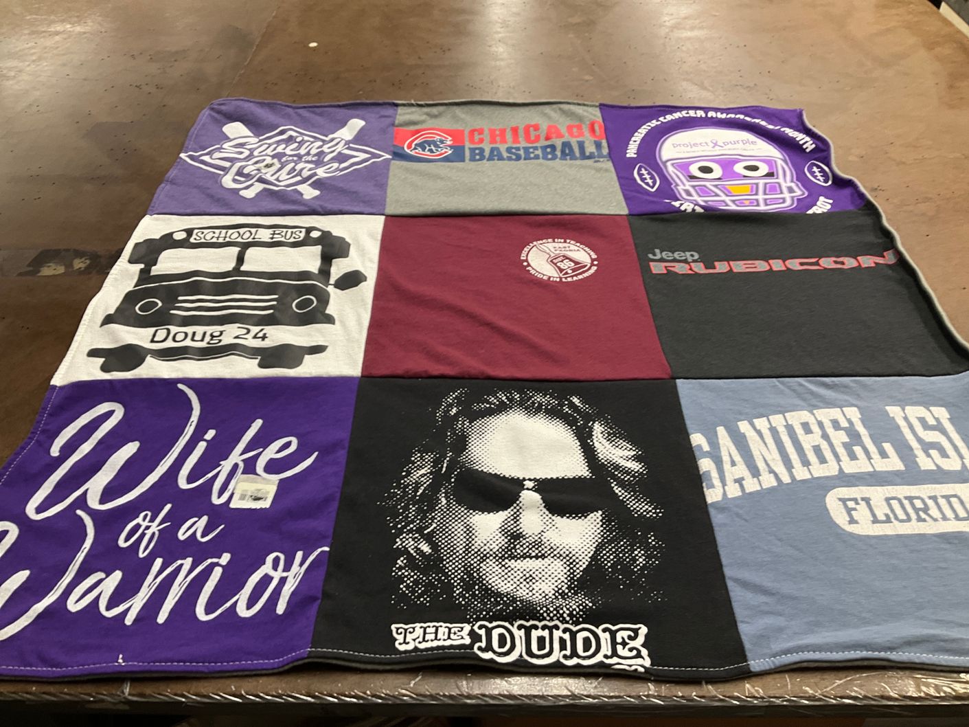 T-shirt quilt featuring chicago cubs by Carla from IL
